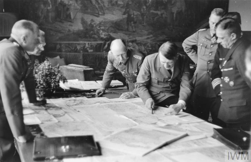 Planning conference at the Berghof with the Chiefs of Armed Forces High Command